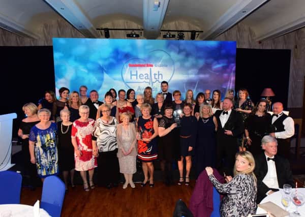 Award winners in the South Tyneside & Sunderland Health Awards 2019 at the Roker Hotel Sunderland.