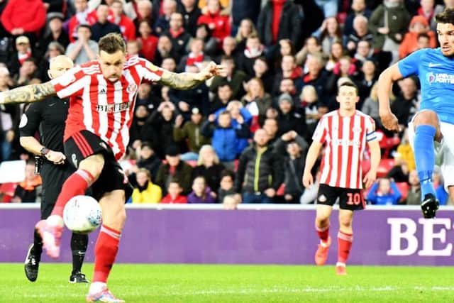 Chris Maguire scored the only goal of the game against Portsmouth at the Stadium of Light.