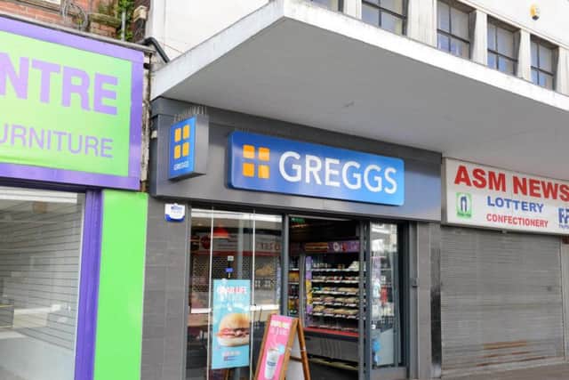 A toddler was attacked while eating a Greggs pasty in South Shields.