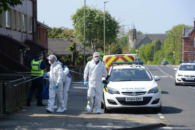 Neighbours have been shocked to see forensic officers in High Street, Jarrow.