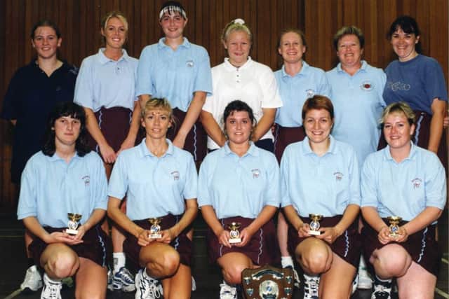 Boldon Community Association netball team pictured in  August 1996 .