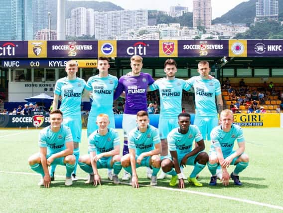 Newcastle United are taking part in the Hong Kong Soccer 7s.