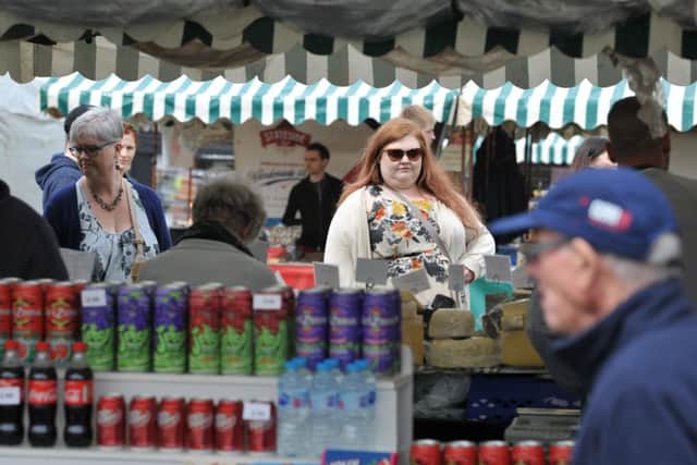 Enjoying The Proper Food and Drink Festival at Bents Park, South Shields.