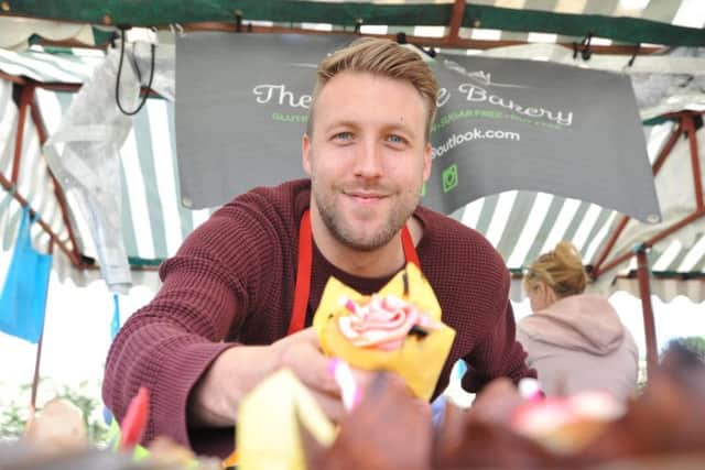Stallholder Chris Fawcett has been among the businesses offering desserts to food festival visitors.