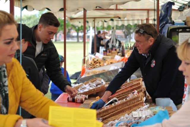 Families calling into the Proper Food Festival have been able to restock their cupboards thanks to the stallholders.