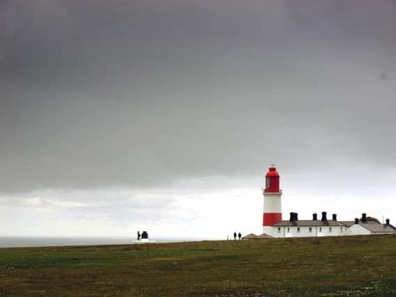 Gloomy skies over Souter Lighthouse