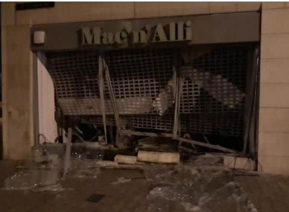 Picture released by police from the night of the incident at Mac 'n' Alli in South Shields