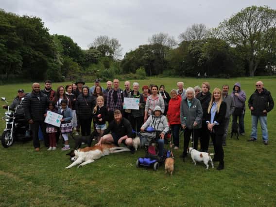 North Marine Park users against South Tyneside Council's proposal to hold events in the park.