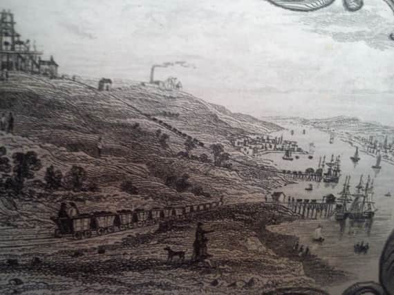 South Tyneside pits in the 1830s, from David Douglass's book Red Banner Green Rosette.