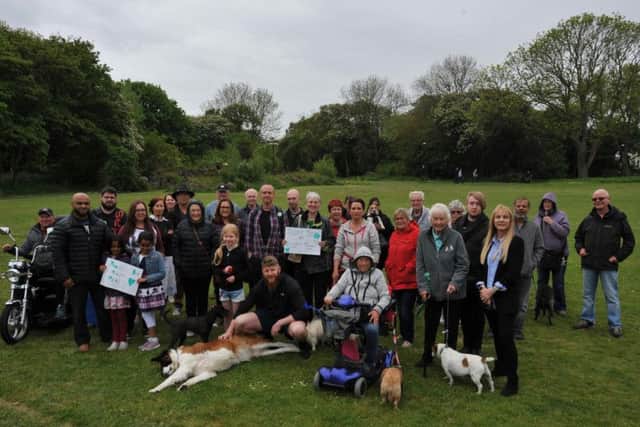 North Marine Park users against South Tyneside Council's proposal to hold events in the park.