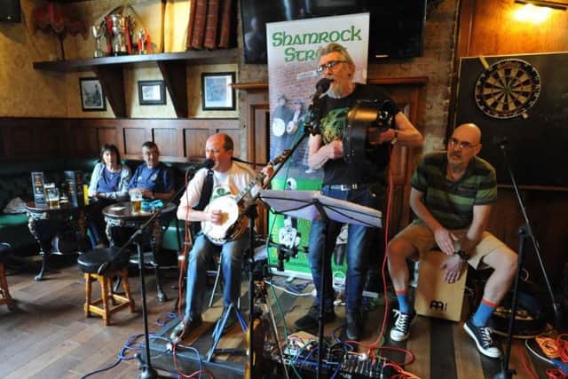 Shamrock Street perform at the Jarrow Gin and Ale House in Walter Street.