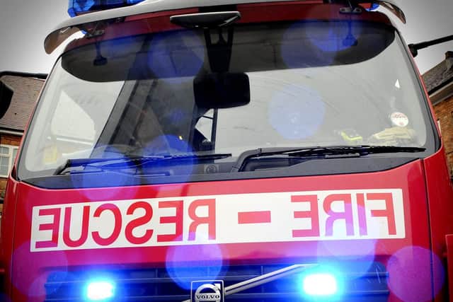 Firefighters were abused while attending an incident in South Shields.