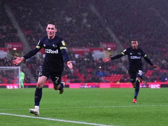 Harry Wilson spent last season on loan at Championship outfit Derby County, managed by Frank Lampard  (Photo by Nathan Stirk/Getty Images).