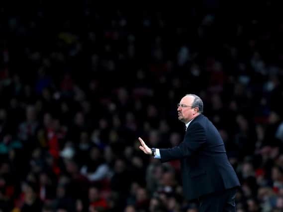 Rafael Benitez Manager / head coach of Newcastle United  during the Premier League match between Arsenal FC and Newcastle United at Emirates Stadium on April 01, 2019 in London, United Kingdom. (Photo by Catherine Ivill/Getty Images)