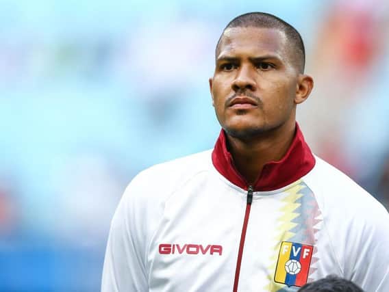 Jos Salomn Rondn of Venezuela looks on before the Copa America Brazil 2019 Group A match between Venezuela and Peru at Arena do Gremio stadium on June 15, 2019, in Porto Alegre, Brazil. (Photo by Lucas Uebel/Getty Images)