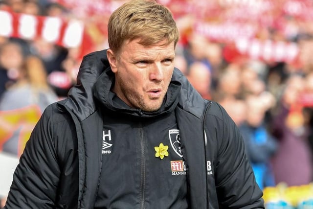 Bournemouth boss Howe has done wonders down on the south coast but his luck may well be about to run out with the Cherries in the Premier League bottom three.