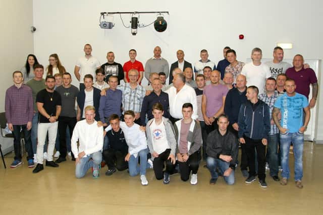 Boxers from throughout the club's 30-year history got together for a reunion.