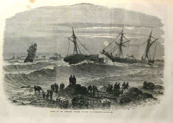 Wreck of the Stanley on the Tyne.