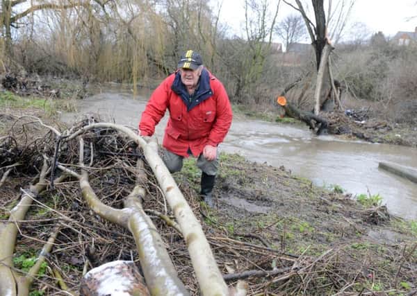 Harry Smith has told of the misery caused by trees falling into the River Don, blocking the water and leading to flooding.