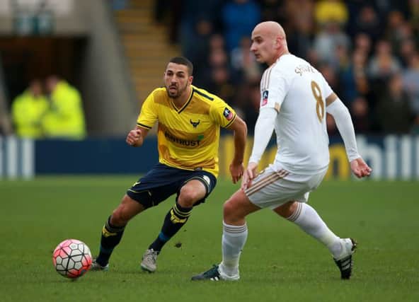 Shelvey in action against Oxford