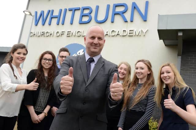 Whitburn C of E Academy top of league tables
Principal Alan Hardie