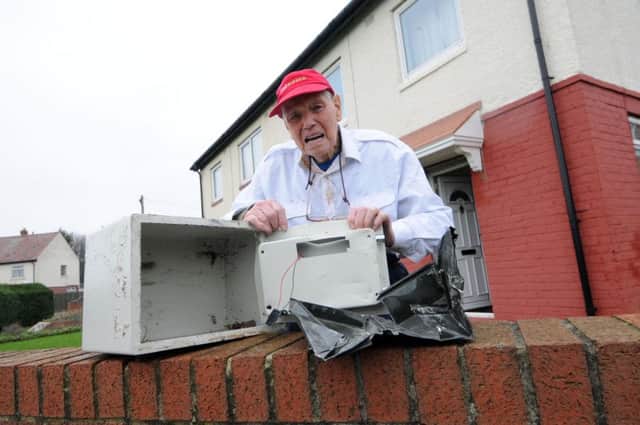 'Jarra Jim' Purcell home has been burgled with only cash of Â£1.20 taken.