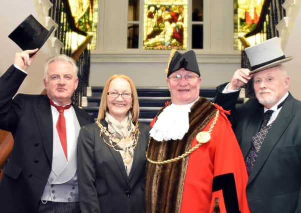 John Sadler from the Time Bandits, who played the role of SSVLB founding father Samuel Malcolm, the Mayor and Mayoress, Coun Richard Porthouse and his wife Patricia, and Tony Hall, who played another founding father, Joseph Crisp.