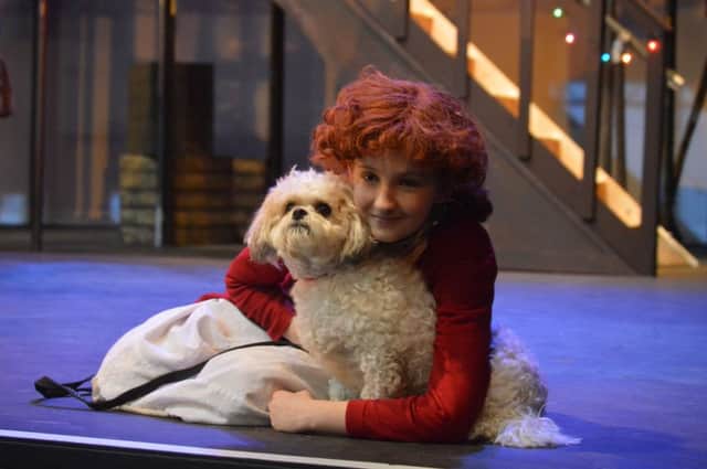 Eleanor Brettell, from South Shields, is starring as Annie in the musical at Northern Stage.