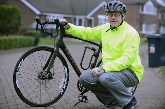 Michael Harrison is to complete a 24-hour cycle ride from Newcastle to London.