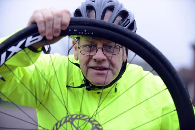 Michael Harrison is to complete a 24-hour cycle ride from Newcastle to London.