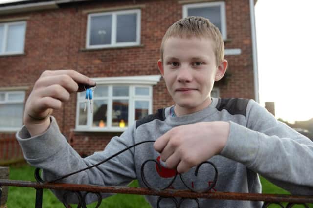 Josh Tiffin aged 13 has had his bike stolen despite it being locked up.