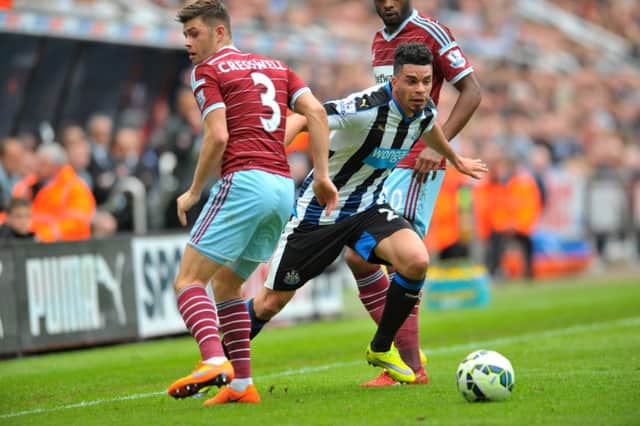 Emmanuel Riviere was given a run-out in yesterday's 'secret' derby