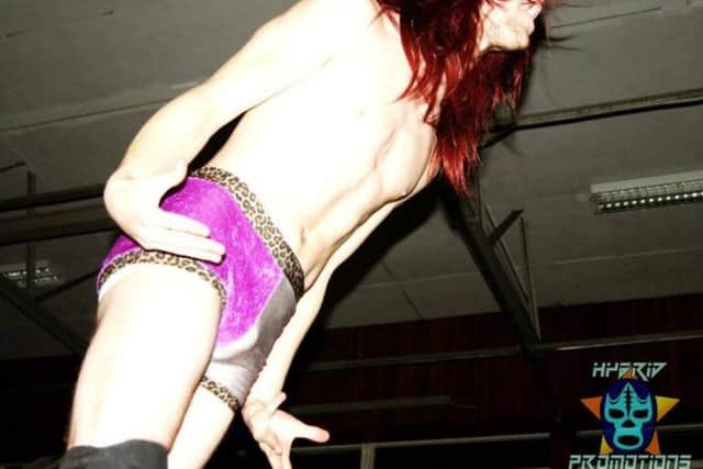 South Shields wrestler Jay Oliver. Picture by Hybrid Promotions.