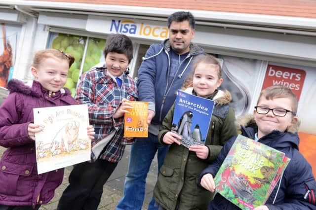Low Simonside Primary school are revamping their library with help from Nisa Local. Shop owner Tirath Sinah