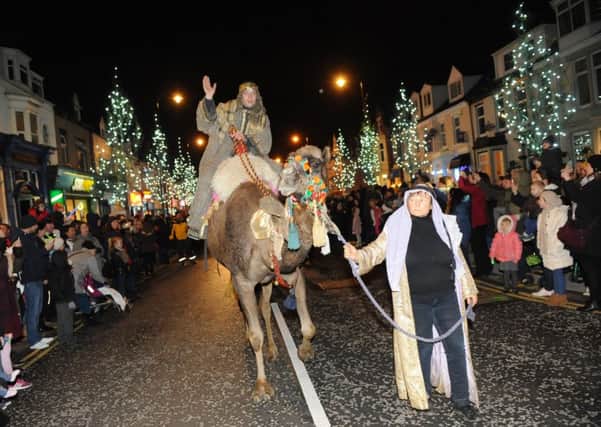 The South Shields Christmas Camel Parade, which animal rights activists want banned.