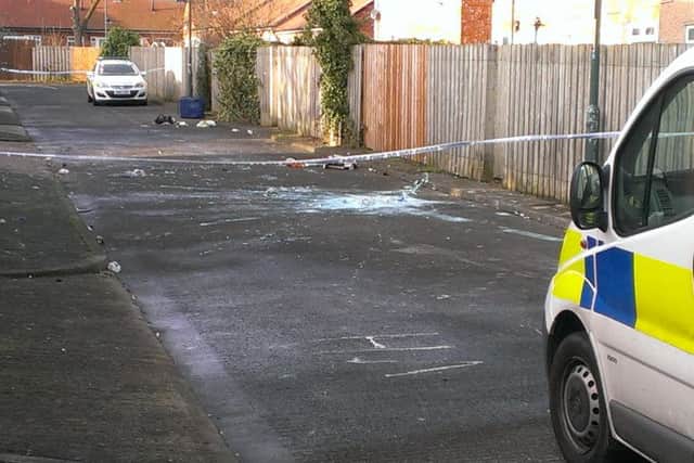 Police were called to Monkton Avenue after an explosion was heard