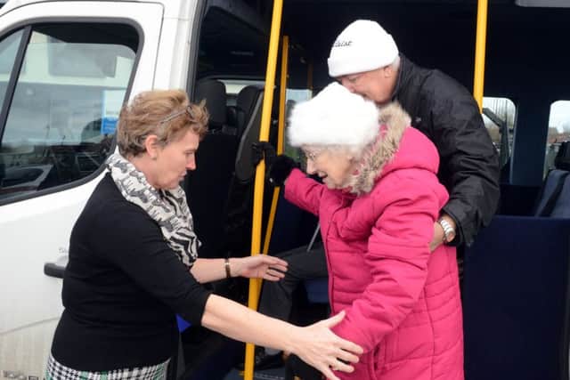 Hebburn Health Surgery has a new bus to encourage more patients to visit the surgery rather than having home visits.