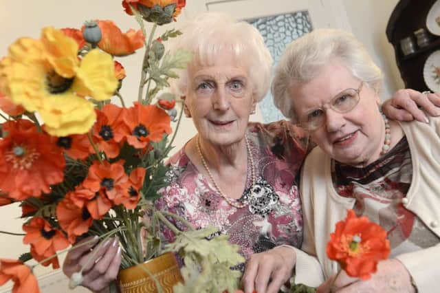 Vera Skipper and Anita Buyers are members of South Shields Flower Club which is closing.
Picture by Jane Coltman