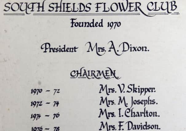 Closure of South Shields Flower Club
Picture by Jane Coltman