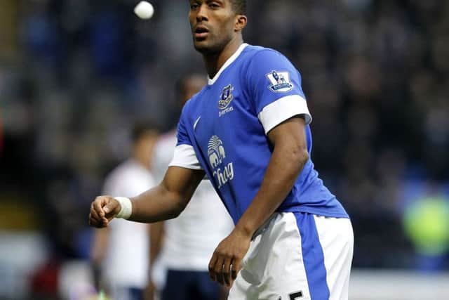 Sylvain Distin in his Everton days