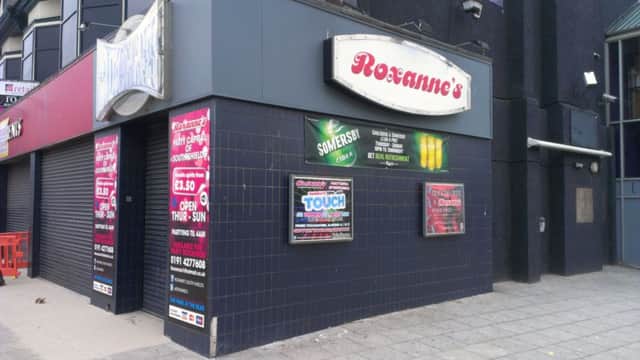 Roxanne's nightclub in Ocean Road, South Shields.