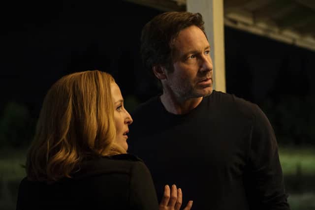 Just like old times: Gillian Anderson and David Duchovny return as Mulder and Scully.
