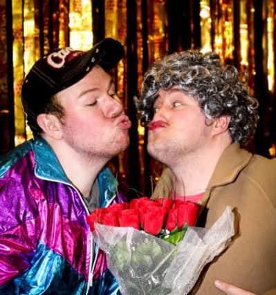 From left, Craig Richardson and Steven Stobbs in the Valentine Laffalang.