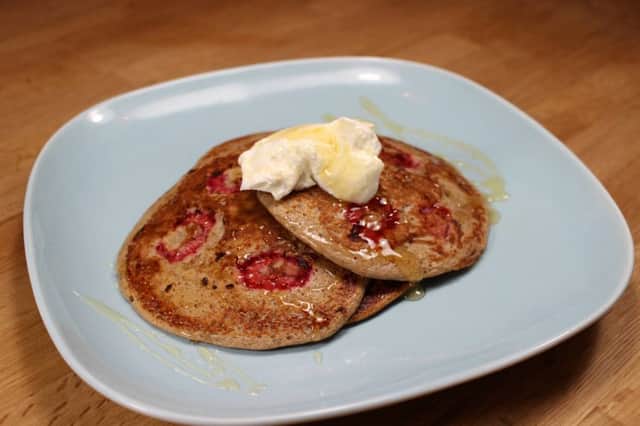 A healthy pancake recipe from South Shields fitness expert Joe Sexton.