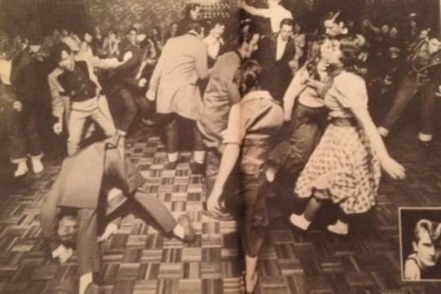 Rock'n rolling at the Boldon Legion club in the 1970s.