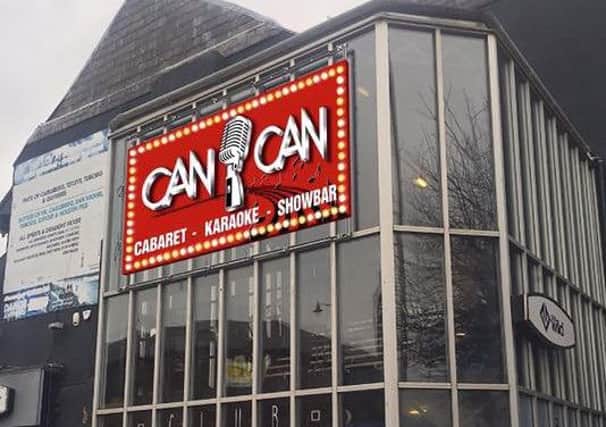 What The Can Can Bar is going to look like once the sign is fitted.