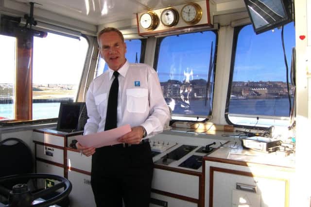 Shields Ferry Skipper Chris McGuinness was a hit with TV audiences.