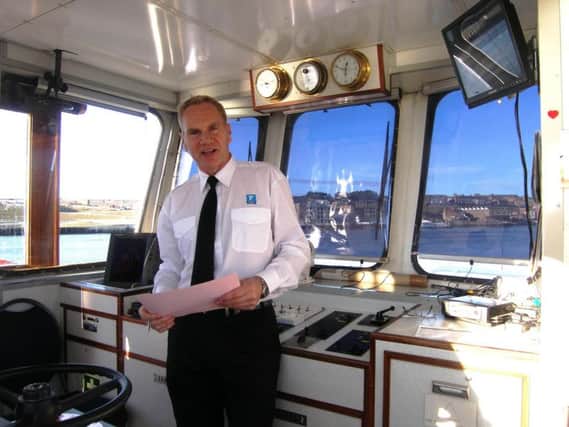 Shields Ferry Skipper Chris McGuinness was a hit with TV audiences.