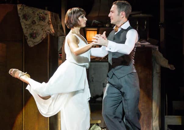 The Last Tango is at the Sunderland Empire. Flavia Cacace and Vincent Simone.