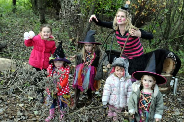 Groundwork South Tyneside stage spook trail at West Boldon Lodge for youngsters.